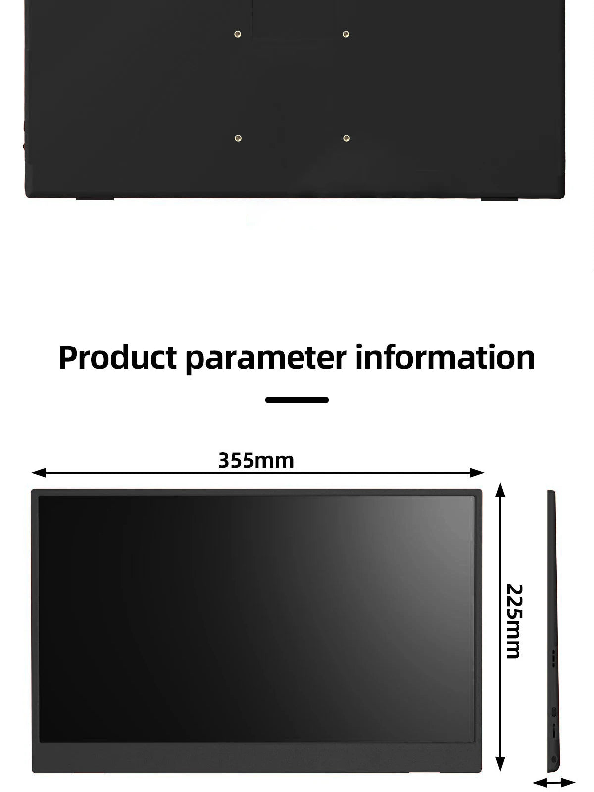 Monitor portatil FULL HD de 15.6 para gaming y oficina
